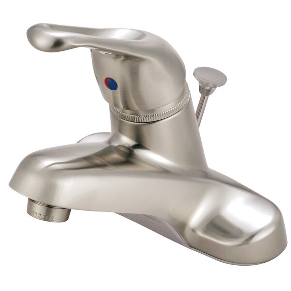 4" Centerset Bathroom Faucet, Brushed Nickel